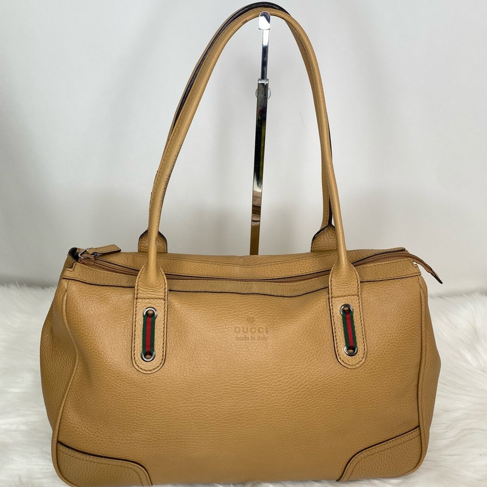 Gucci Sherry Line Leather Boston Bag 293599 - Picture 4 of 14